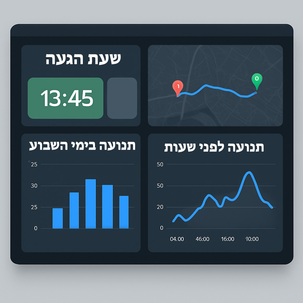מדריך חישוב ויישום שילוח חבילות