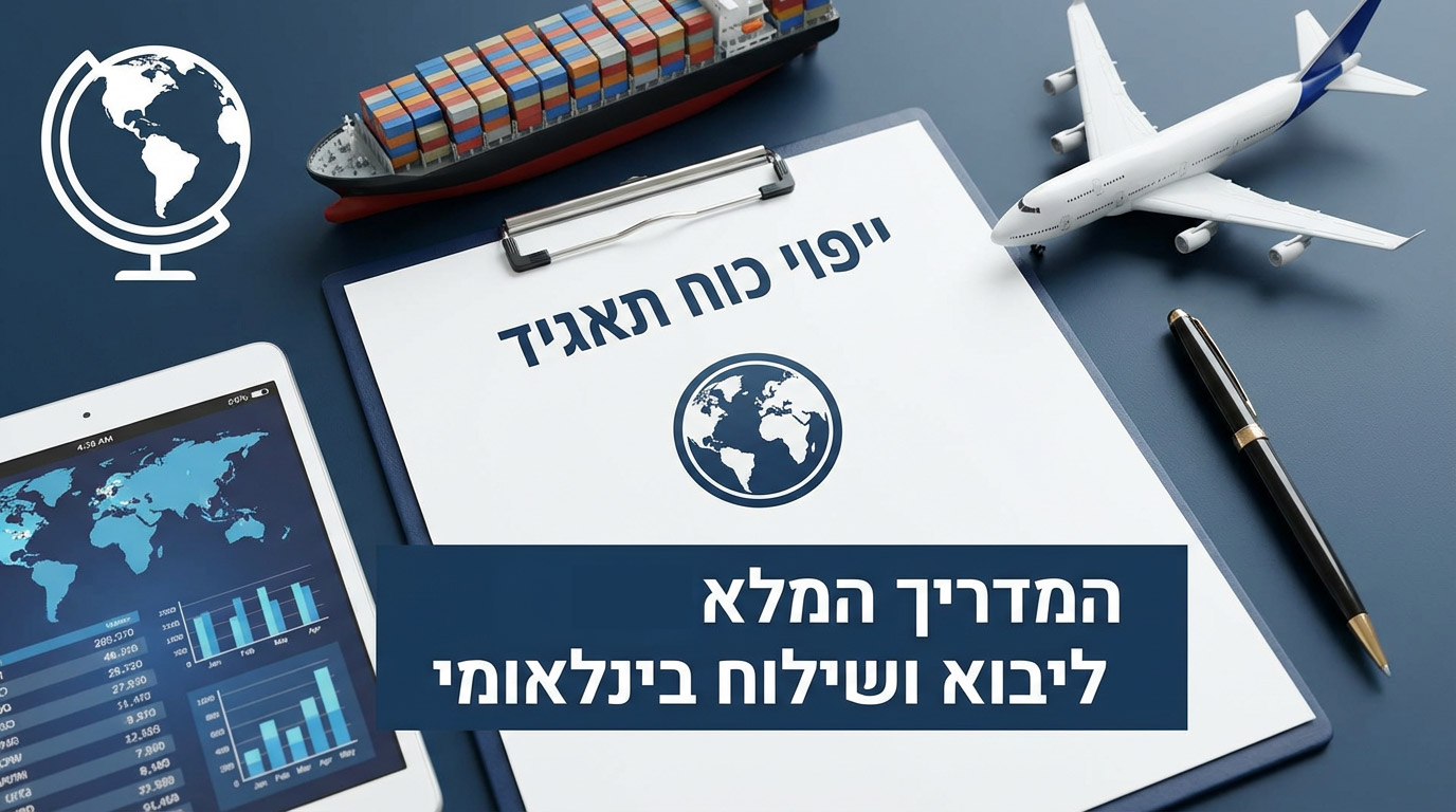 יפוי כוח תאגיד ליבוא ושילוח בינלאומי